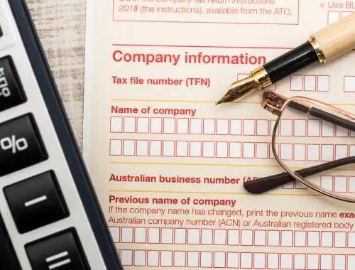 Company tax return services in Australia